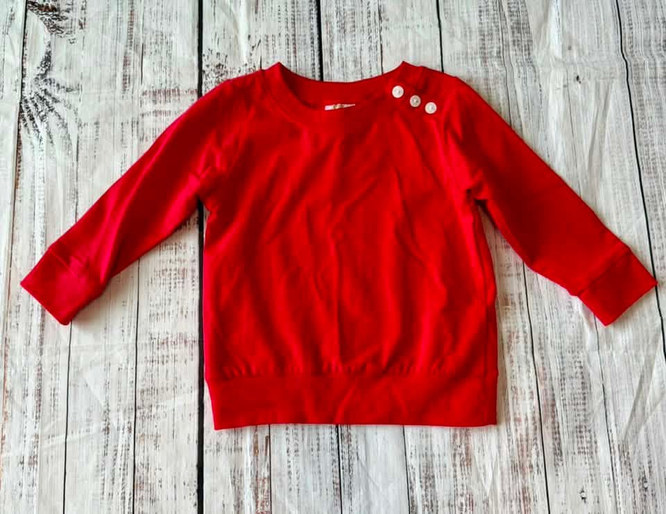 Red Button Top