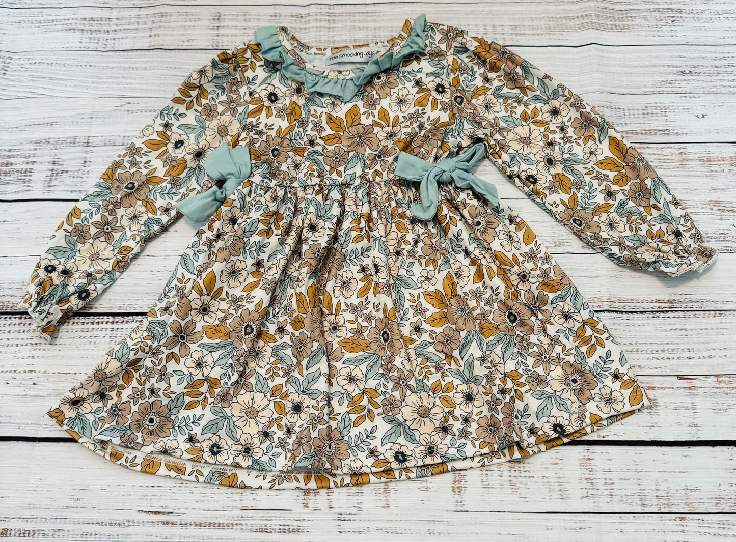 Neutral Floral dress