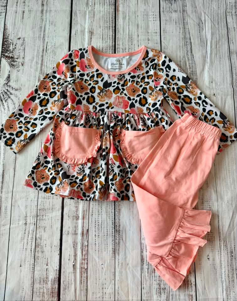 Preppy Leopard Set